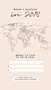 instagram story stories templates new years eve 2018 game travel bucket list