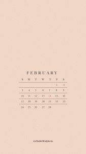 FREE iPhone Wallpapers February French Love Valentines Day Calendar New Year Elisabeth Huijskens